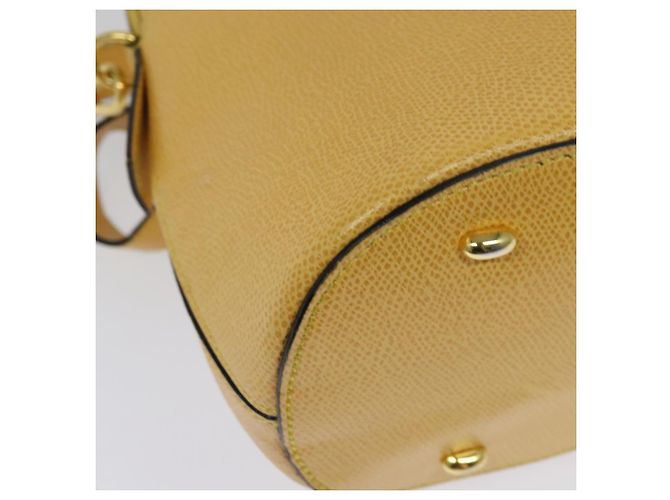 Céline Borsa a mano CELINE in pelle 2 in 1 oro giallo Auth 139069 D'oro - vista 17