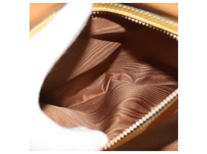 Céline Borsa a mano CELINE in pelle 2 in 1 oro giallo Auth 139069 D'oro - vista 21