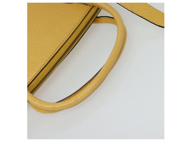 Céline Borsa a mano CELINE in pelle 2 in 1 oro giallo Auth 139069 D'oro - vista 7