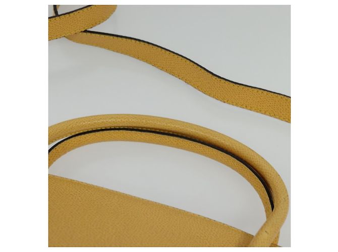 Céline Borsa a mano CELINE in pelle 2 in 1 oro giallo Auth 139069 D'oro - vista 8