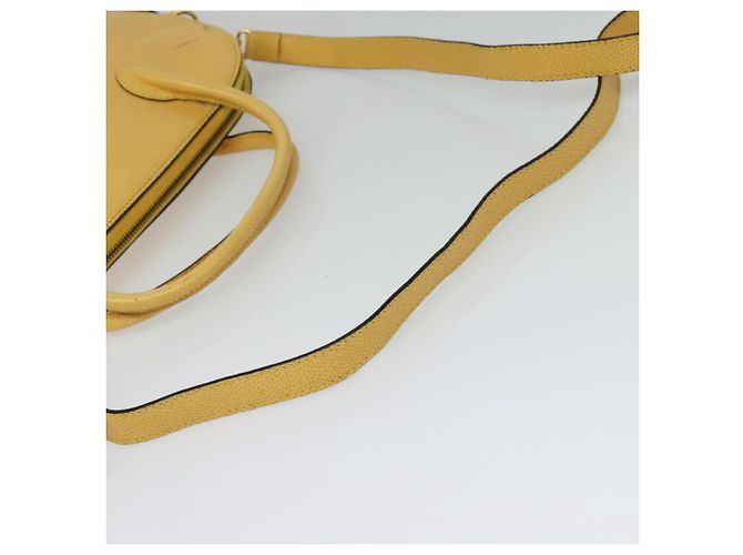 Céline Borsa a mano CELINE in pelle 2 in 1 oro giallo Auth 139069 D'oro - vista 9