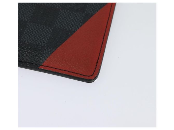 LOUIS VUITTON Pochette per Telefono Damier Graphite Borsa a Spalla N41630 LV Auth 140090 Damier ebene - vista 16