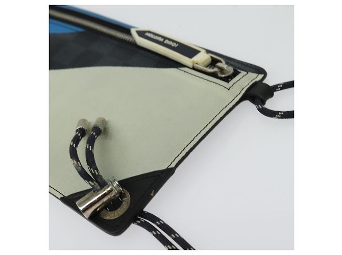 LOUIS VUITTON Pochette per Telefono Damier Graphite Borsa a Spalla N41630 LV Auth 140090 Damier ebene - vista 6