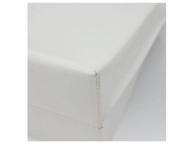 Borsa a spalla a catena GIVENCHY in pelle bianca e argento Auth bs28975 Bianco - vista 15