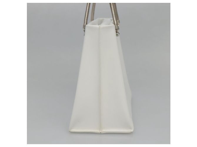 Borsa a spalla a catena GIVENCHY in pelle bianca e argento Auth bs28975 Bianco - vista 3