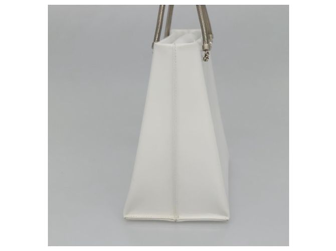 Borsa a spalla a catena GIVENCHY in pelle bianca e argento Auth bs28975 Bianco - vista 4
