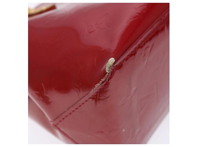 LOUIS VUITTON Borsa a Mano Monogram Vernis Reade PM Pomme D'amour M91990 Auth 139642 Rosso - vista 15