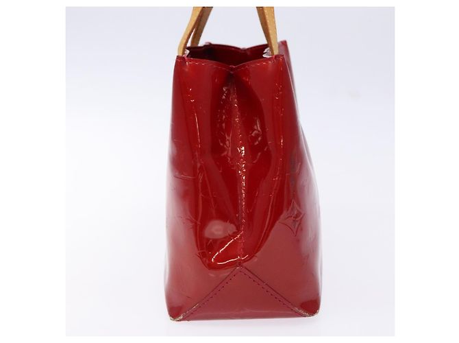 LOUIS VUITTON Borsa a Mano Monogram Vernis Reade PM Pomme D'amour M91990 Auth 139642 Rosso - vista 3