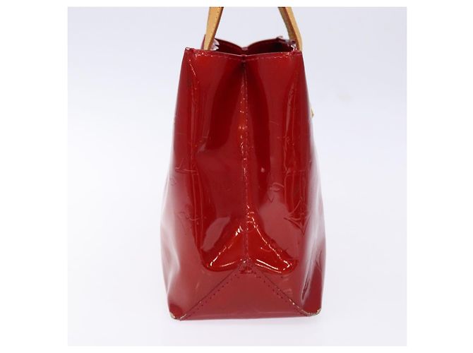 LOUIS VUITTON Borsa a Mano Monogram Vernis Reade PM Pomme D'amour M91990 Auth 139642 Rosso - vista 4