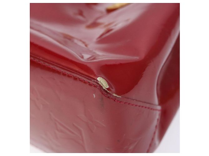 LOUIS VUITTON Borsa a Mano Monogram Vernis Reade PM Pomme D'amour M91990 Auth 139642 Rosso - vista 8