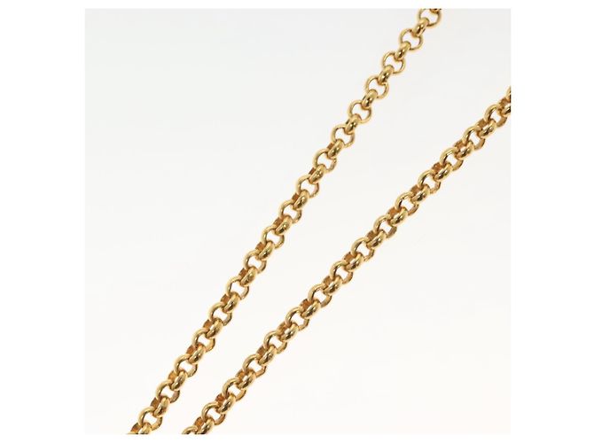 Collana Salvatore Ferragamo in metallo dorato Auth bs28768 D'oro - vista 10