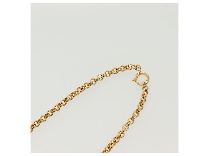 Collana Salvatore Ferragamo in metallo dorato Auth bs28768 D'oro - vista 13