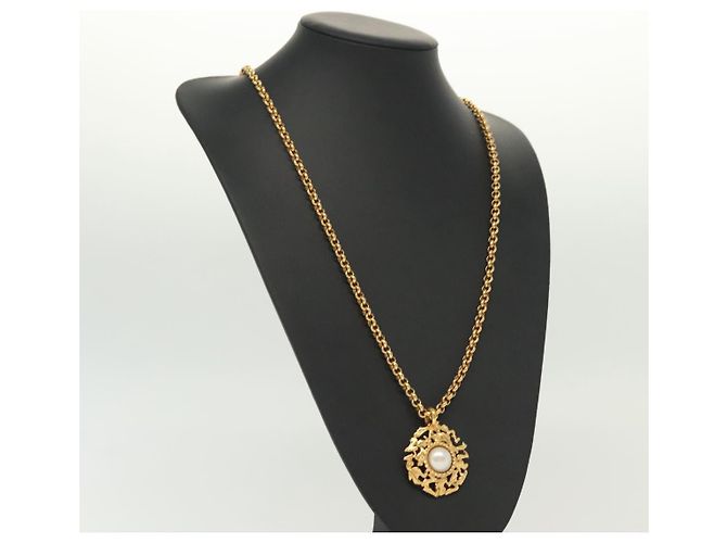 Collana Salvatore Ferragamo in metallo dorato Auth bs28768 D'oro - vista 14