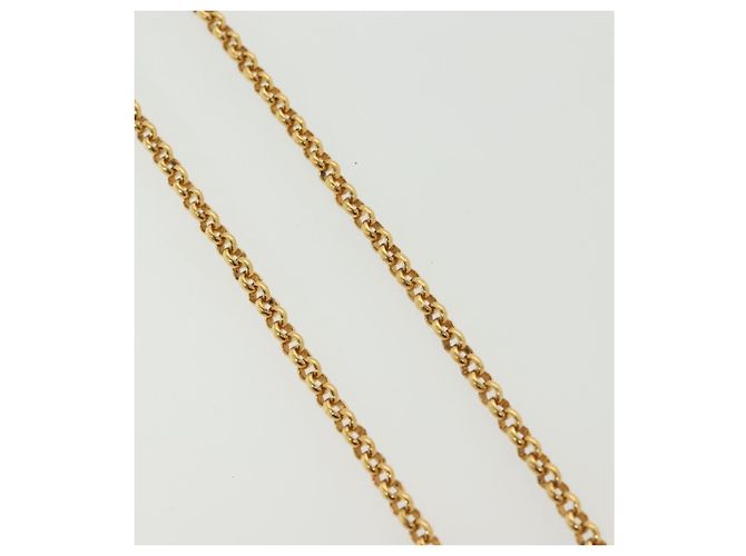 Collana Salvatore Ferragamo in metallo dorato Auth bs28768 D'oro - vista 6