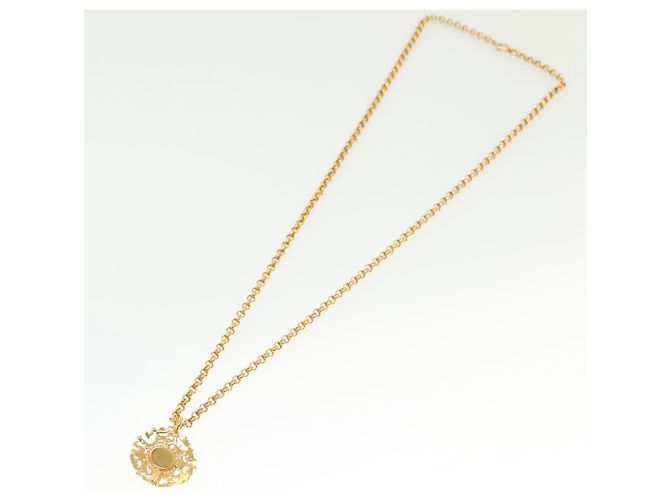Collana Salvatore Ferragamo in metallo dorato Auth bs28768 D'oro - vista 8