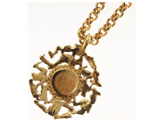 Collana Salvatore Ferragamo in metallo dorato Auth bs28768 D'oro - vista 9