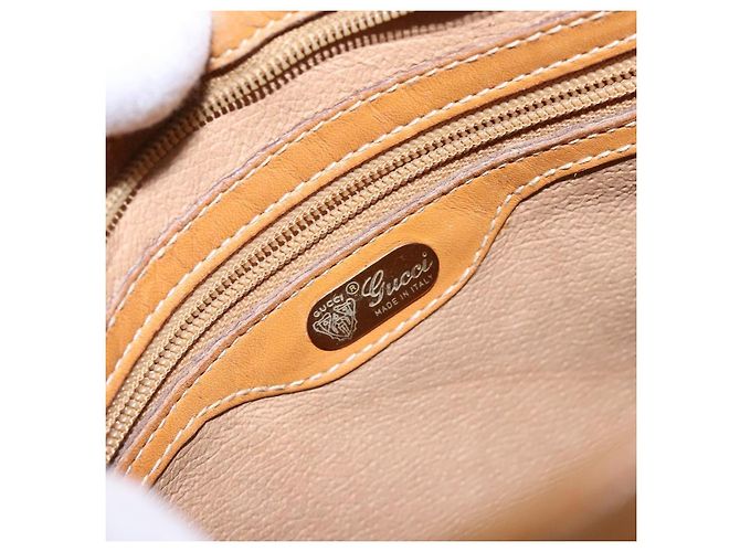 Gucci Borsa a spalla Micro GG Supreme in PVC Bianco Oro Auth th6280 D'oro - vista 11