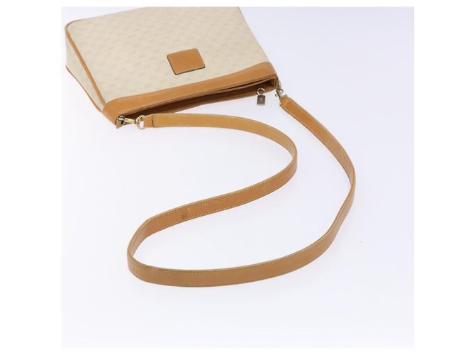 Gucci Borsa a spalla Micro GG Supreme in PVC Bianco Oro Auth th6280 D'oro - vista 7