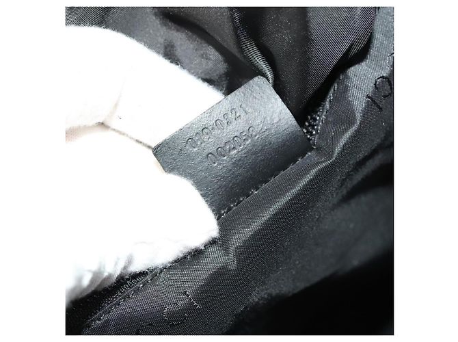 GUCCI Backpack Nylon Leather Orange Black Silver Auth bs28642 Silvery - view 12