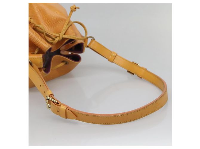 Noe LOUIS VUITTON Borsa a Spalla Petit Noé Epi Gialla M44109 LV Auth BA5081 Giallo - vista 7