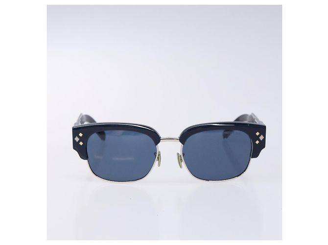 Occhiali da sole Christian Dior Plastica Blu Auth hk2963 - vista 2