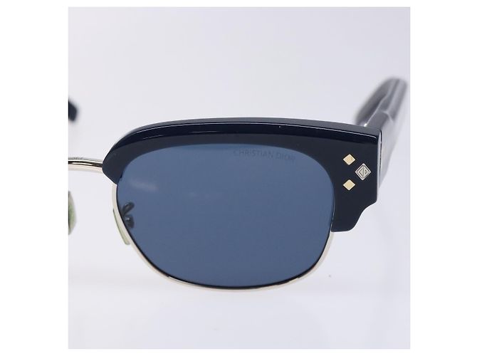 Occhiali da sole Christian Dior Plastica Blu Auth hk2963 - vista 7