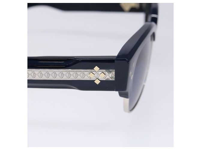 Occhiali da sole Christian Dior Plastica Blu Auth hk2963 - vista 8
