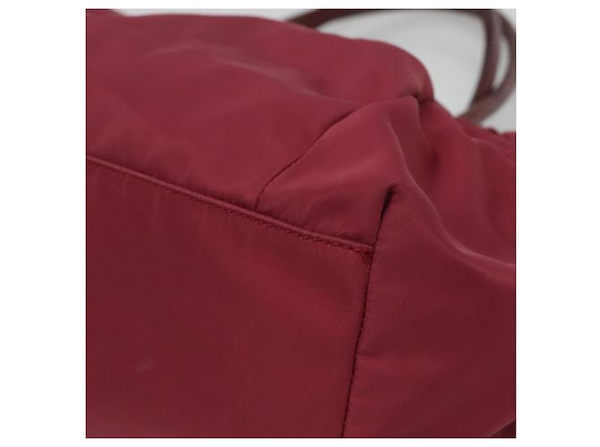 Borsa Tote Vala in Nylon Bordeaux e Oro Auth hk2907 di Salvatore Ferragamo D'oro Bordò - vista 15