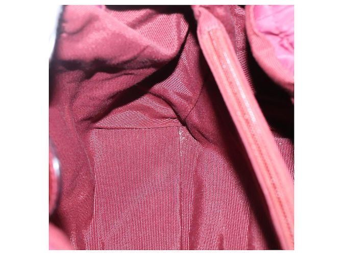 Borsa Tote Vala in Nylon Bordeaux e Oro Auth hk2907 di Salvatore Ferragamo D'oro Bordò - vista 20