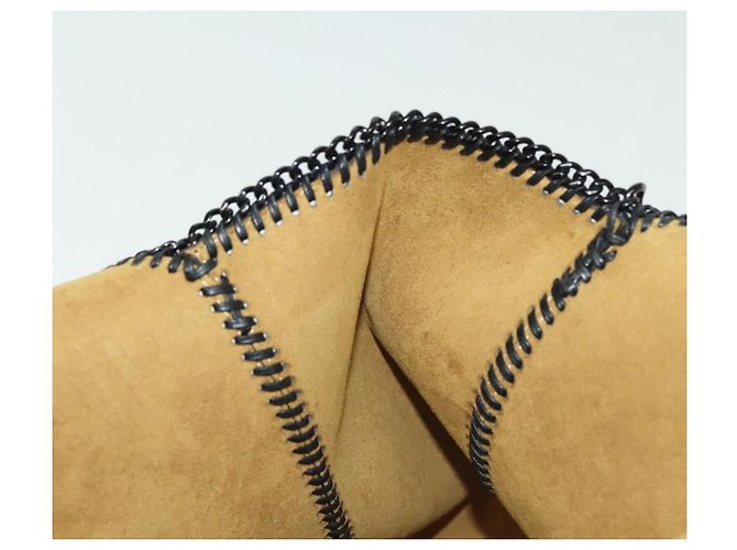 Autre Marque Schultertasche aus schwarzem Leder Stella McCartney Chain Fabera Auth BA5027 - Ansicht 11