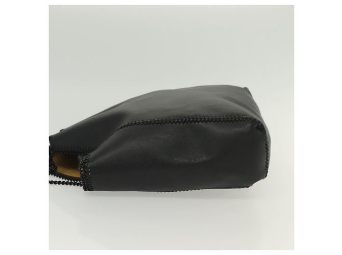 Autre Marque Schultertasche aus schwarzem Leder Stella McCartney Chain Fabera Auth BA5027 - Ansicht 4