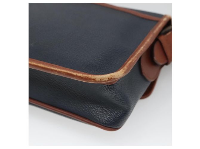 Autre Marque Borsa a Spalla Burberrys in Pelle PVC Blu Navy Oro Auth bs28989 D'oro - vista 16