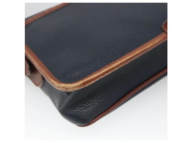 Autre Marque Borsa a Spalla Burberrys in Pelle PVC Blu Navy Oro Auth bs28989 D'oro - vista 9