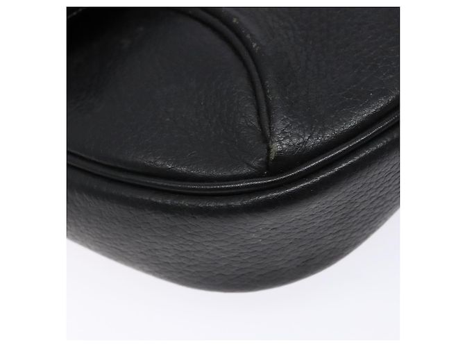 Autre Marque Borsa a Spalla Burberrys in Pelle Nera e Oro Auth ep10257 Nero D'oro - vista 14