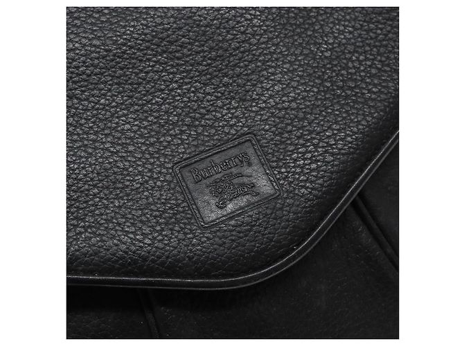 Autre Marque Borsa a Spalla Burberrys in Pelle Nera e Oro Auth ep10257 Nero D'oro - vista 17