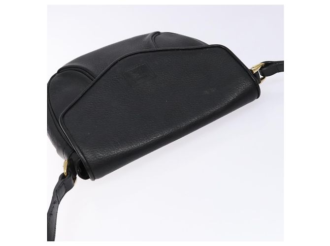 Autre Marque Borsa a Spalla Burberrys in Pelle Nera e Oro Auth ep10257 Nero D'oro - vista 6