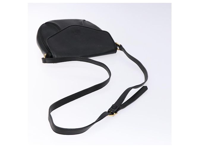Autre Marque Borsa a Spalla Burberrys in Pelle Nera e Oro Auth ep10257 Nero D'oro - vista 7