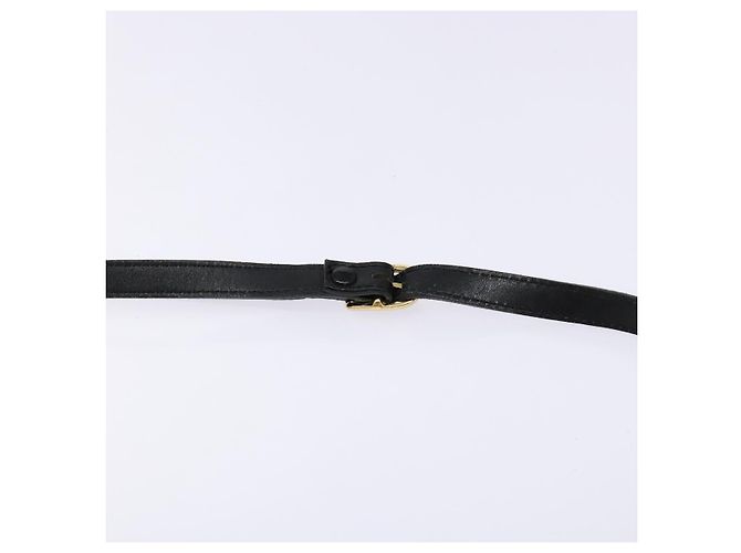 Autre Marque Borsa a Spalla Burberrys in Pelle Nera e Oro Auth ep10257 Nero D'oro - vista 8