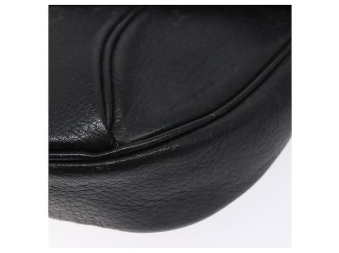 Autre Marque Borsa a Spalla Burberrys in Pelle Nera e Oro Auth ep10257 Nero D'oro - vista 9
