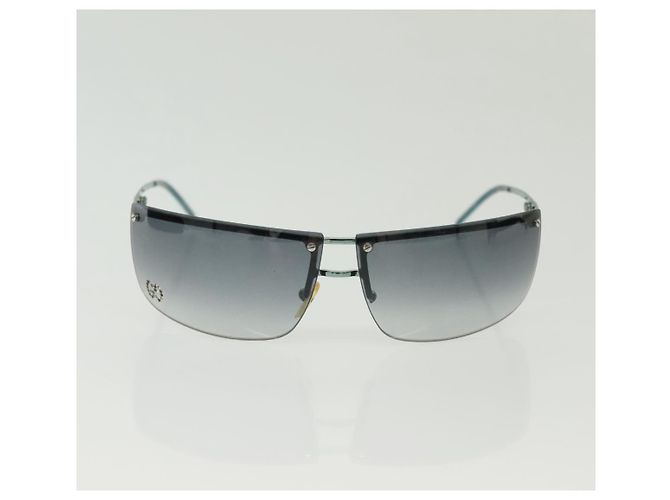 Occhiali da sole GUCCI Celine Plastica 2Set Nero Verde Auth BA5039 - vista 2