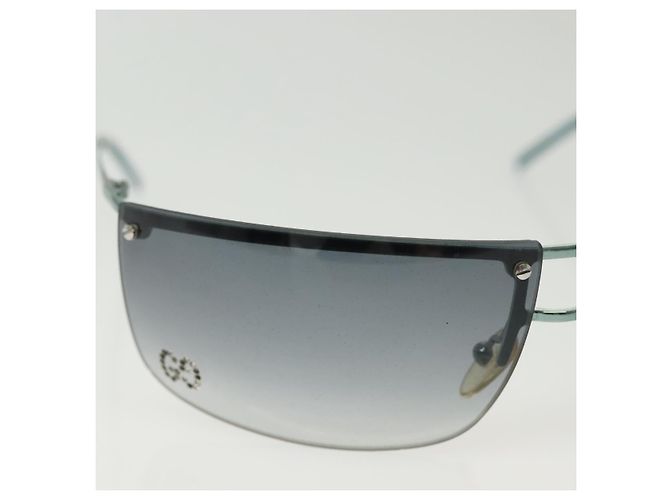 Occhiali da sole GUCCI Celine Plastica 2Set Nero Verde Auth BA5039 - vista 4