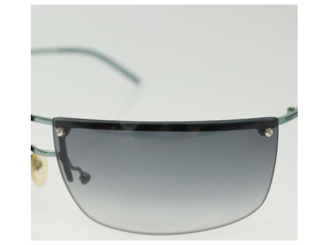 Occhiali da sole GUCCI Celine Plastica 2Set Nero Verde Auth BA5039 - vista 5