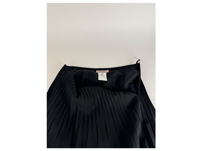 Vintage Givenchy Plissee-Rock 36/S schwarz - Ansicht 13