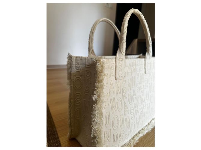 Bolso Tote Kashba Sandro Blanco roto - vista 4