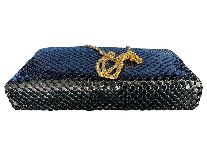 Pochette in metallo Pierre Balmain Nero Gold hardware - vista 11