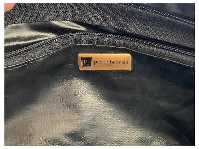 Pochette in metallo Pierre Balmain Nero Gold hardware - vista 6