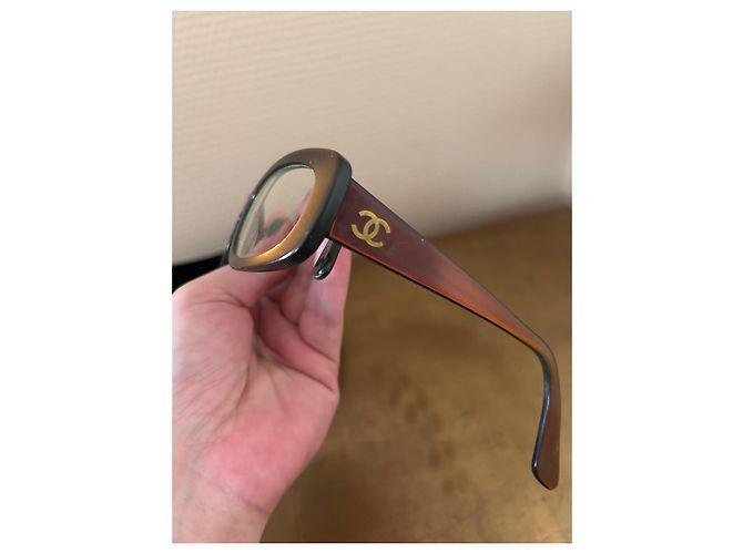 Gafas de sol Chanel Rojo oscuro Burdeos - vista 7