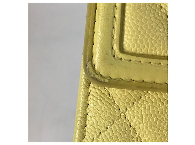 Chanel Filigree CC Coco Mark Bifold Langbörse Gelb - Ansicht 10