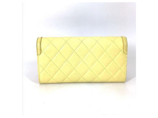 Chanel Filigree CC Coco Mark Bifold Langbörse Gelb - Ansicht 2