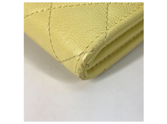 Chanel Filigree CC Coco Mark Bifold Langbörse Gelb - Ansicht 7